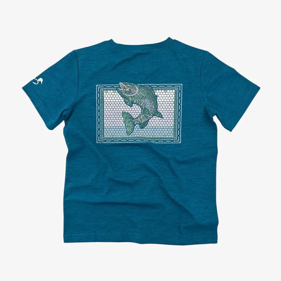 Ridge Athletic Tee - Trout Traditions Mosaic