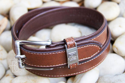 Two-Tone Leather Belt - BELTDB