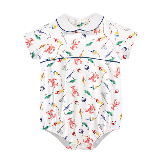 Coastal Claws Bubble w Round Collar-18356