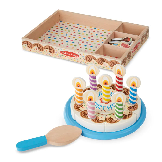 Wooden Birthday Cake