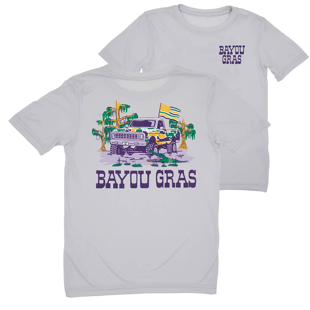Mardi Gras Swamp Truck Tee