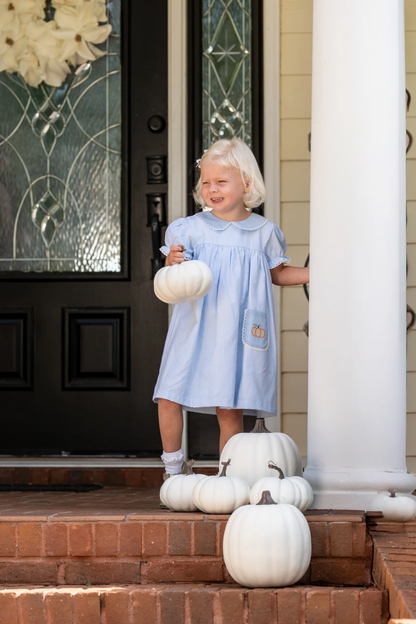 Christina Dress - Blue Pumpkin