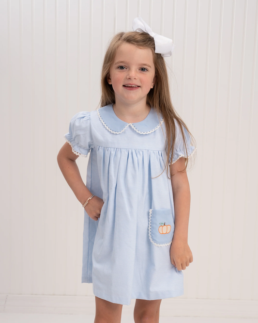 Christina Dress - Blue Pumpkin