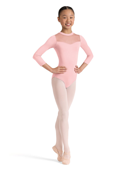 Emb. 3/4 Sleeve Leo - Candy Pink