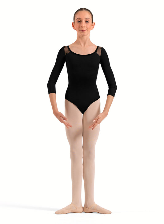 3/4 Sleeve Blk Leo