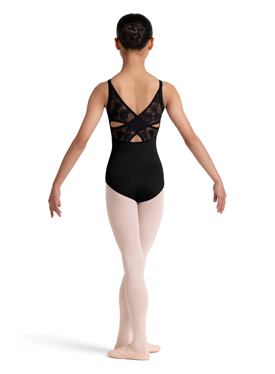 Back Emb. Cami Leo - Black