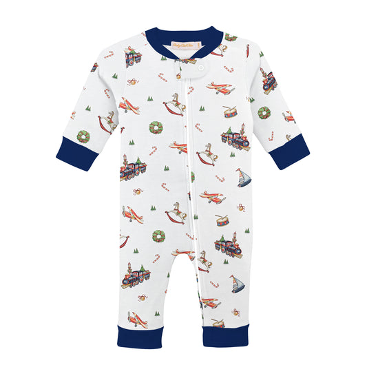 Christmas Toys Zipper Coverall