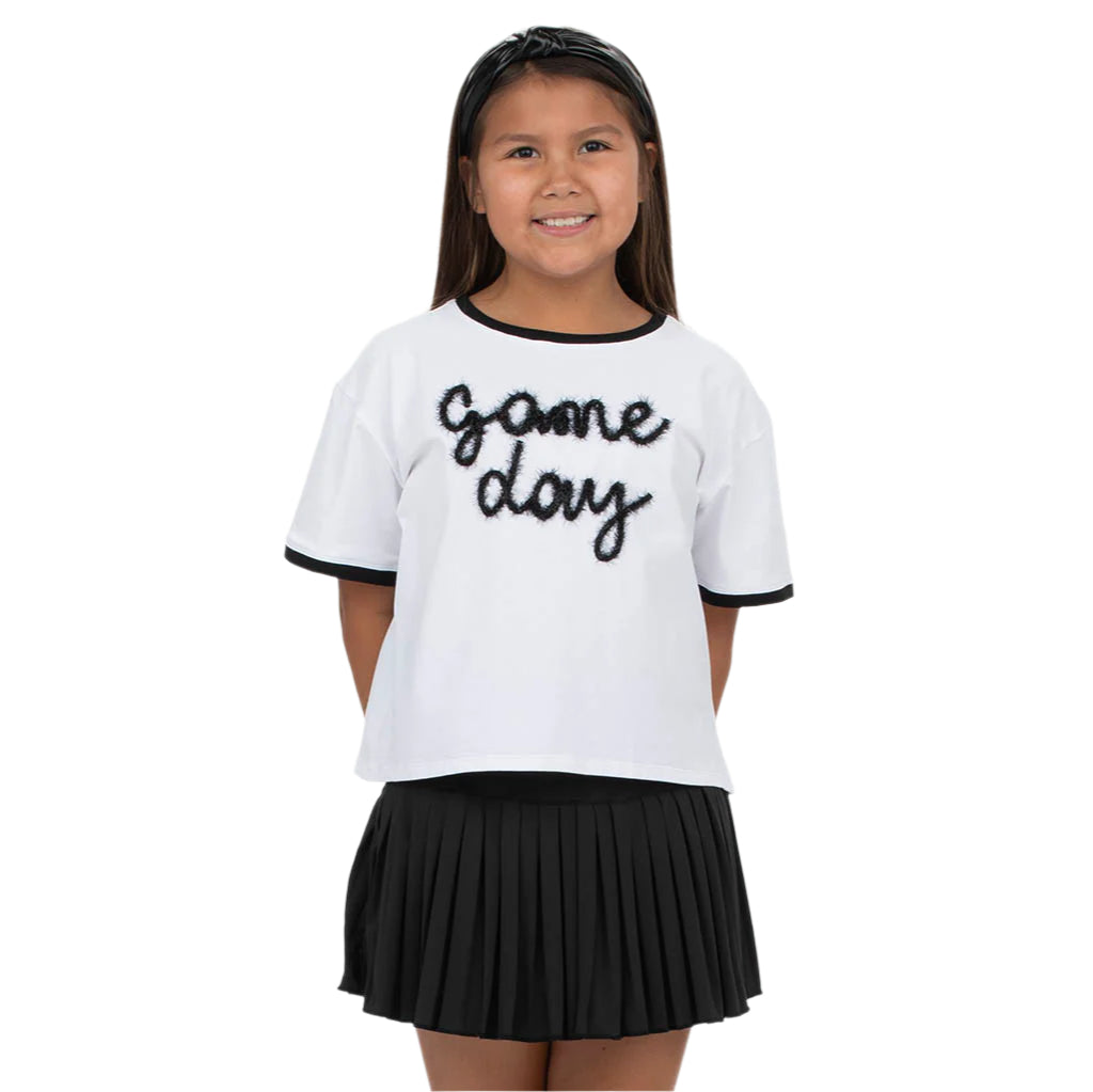 Mini Pleated Skort - Black