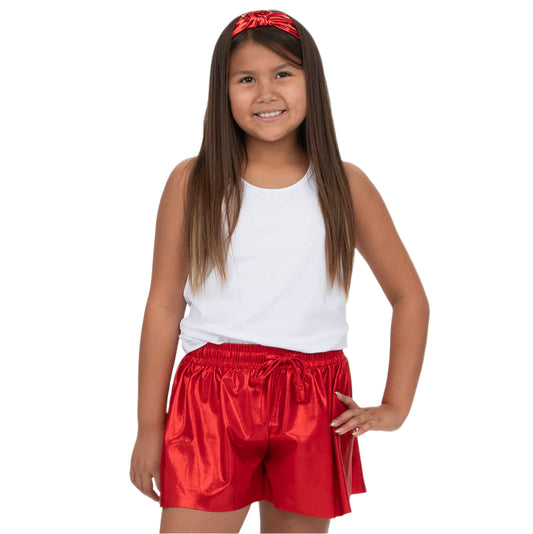 Shimmer Butterfly Short - Red