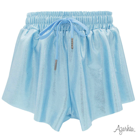 Shimmer Butterfly Short-Light Blue