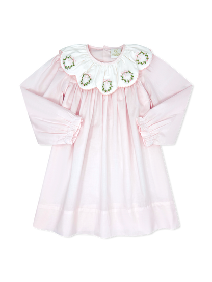 Chole Dress-Blessings Pink/Wreath