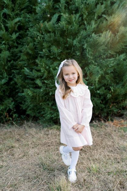 Chole Dress-Blessings Pink/Wreath