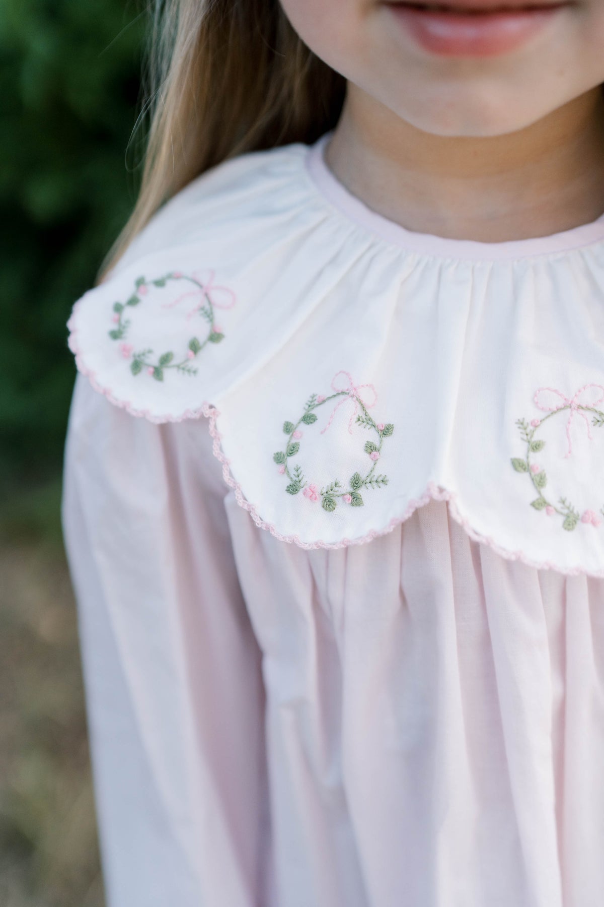 Chole Dress-Blessings Pink/Wreath