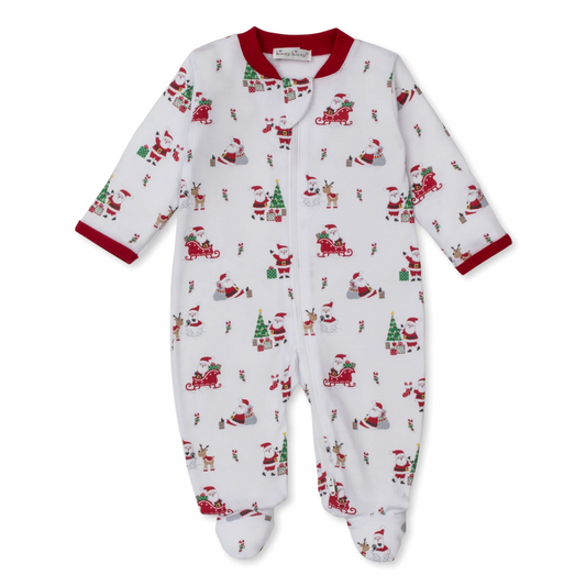 Christmas Capers Zip Footie