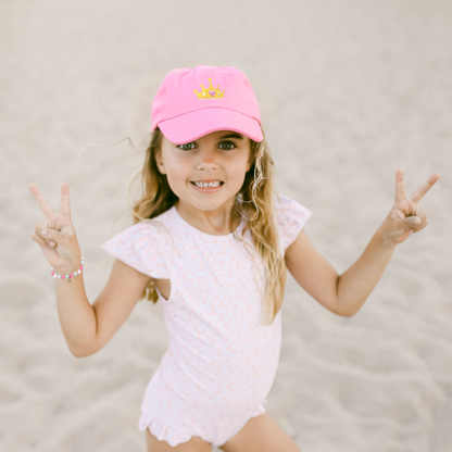 Princess Crown Bow Baseball Hat