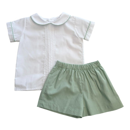 Drew Smock Short Set - Sage