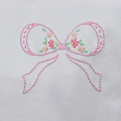 Aubrey Bloomer Set - Pink Bow