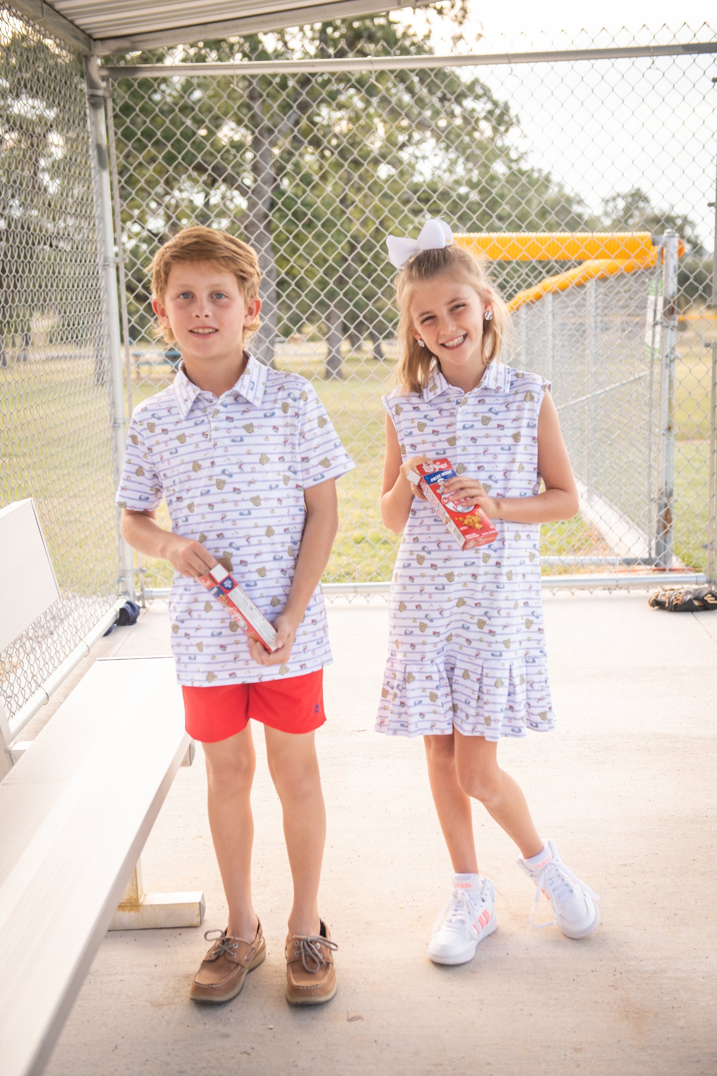 7th Inning Stretch Polo S/L Dress
