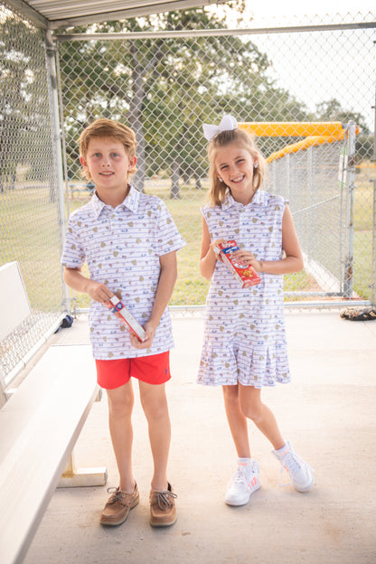 7th Inning Stretch Polo S/L Dress