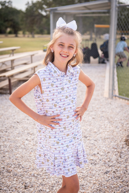 7th Inning Stretch Polo S/L Dress