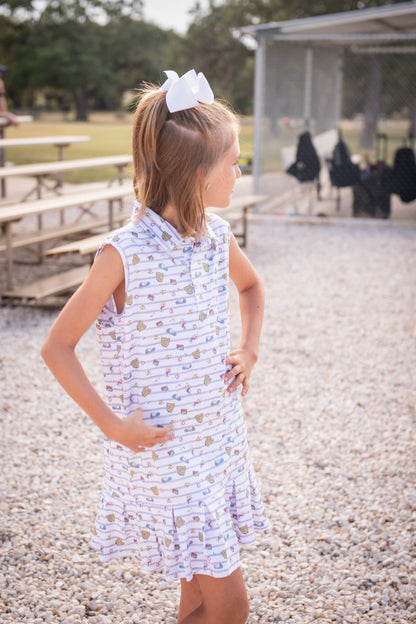 7th Inning Stretch Polo S/L Dress