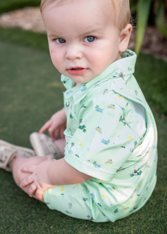 Dogwood Polo S/S Romper