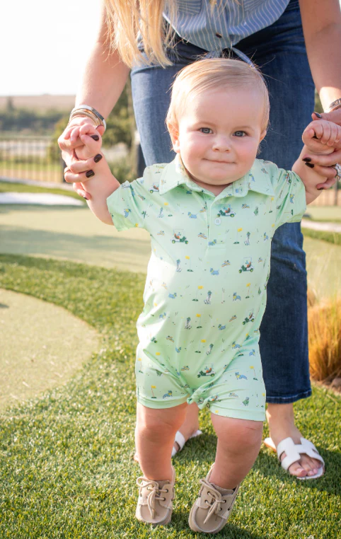 Dogwood Polo S/S Romper