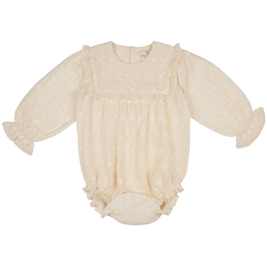 Dolly Romper - Hazelnut Cream