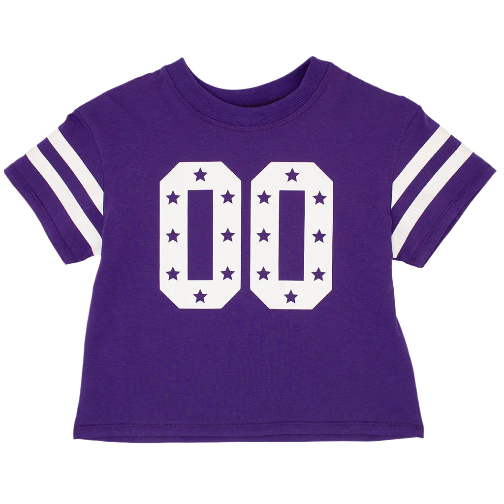 Glitter Double 00 Tee - Purple