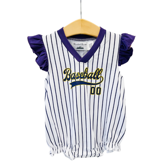 Girl's Baseball Jersey Bubble