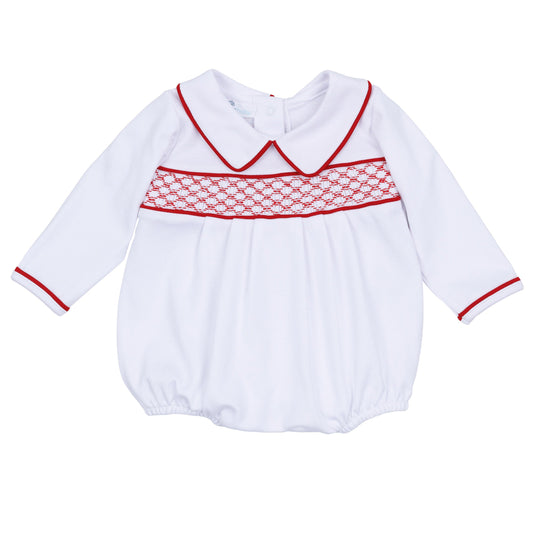 Red & White L/S Boy Bubble