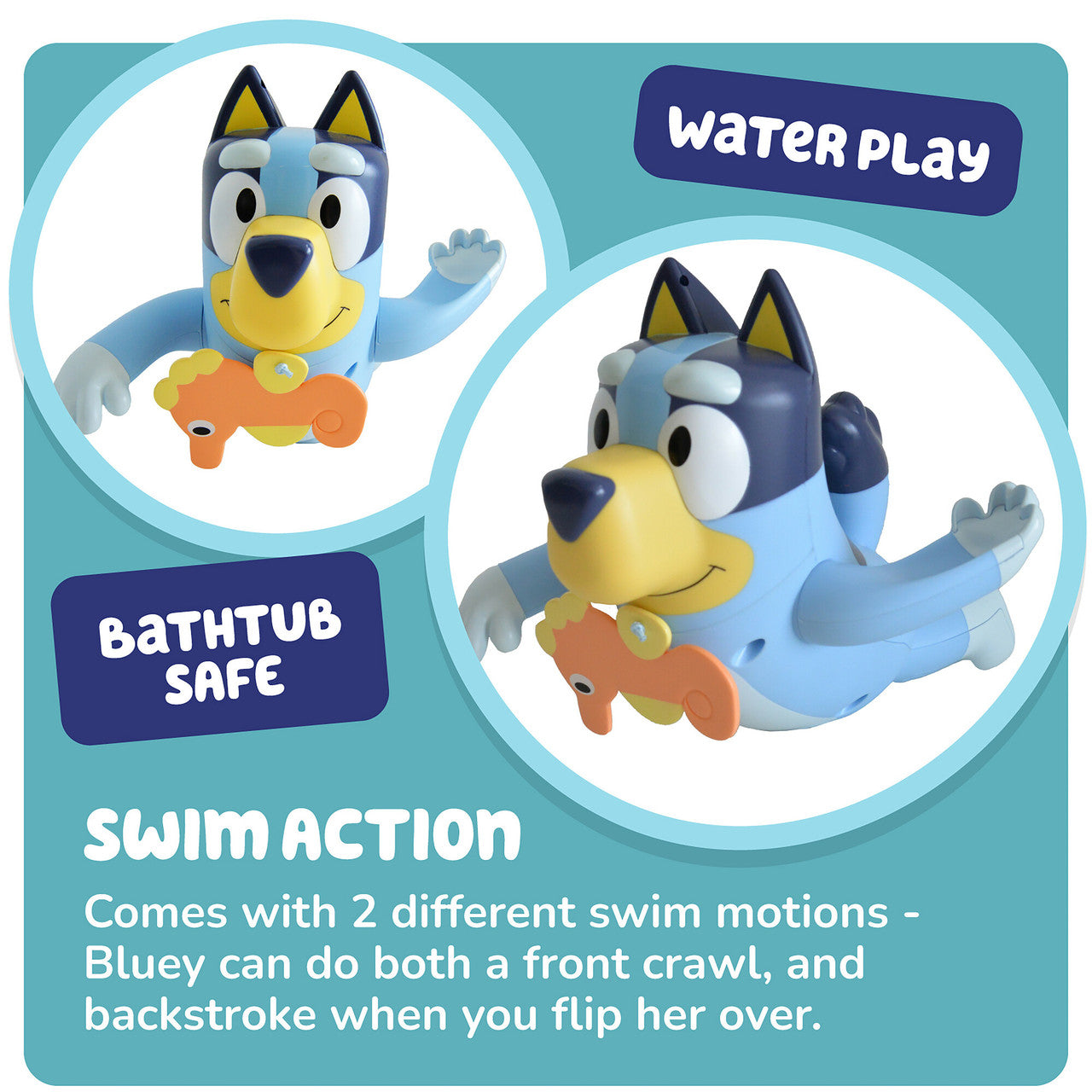 Swimming Bluey Bath Toy