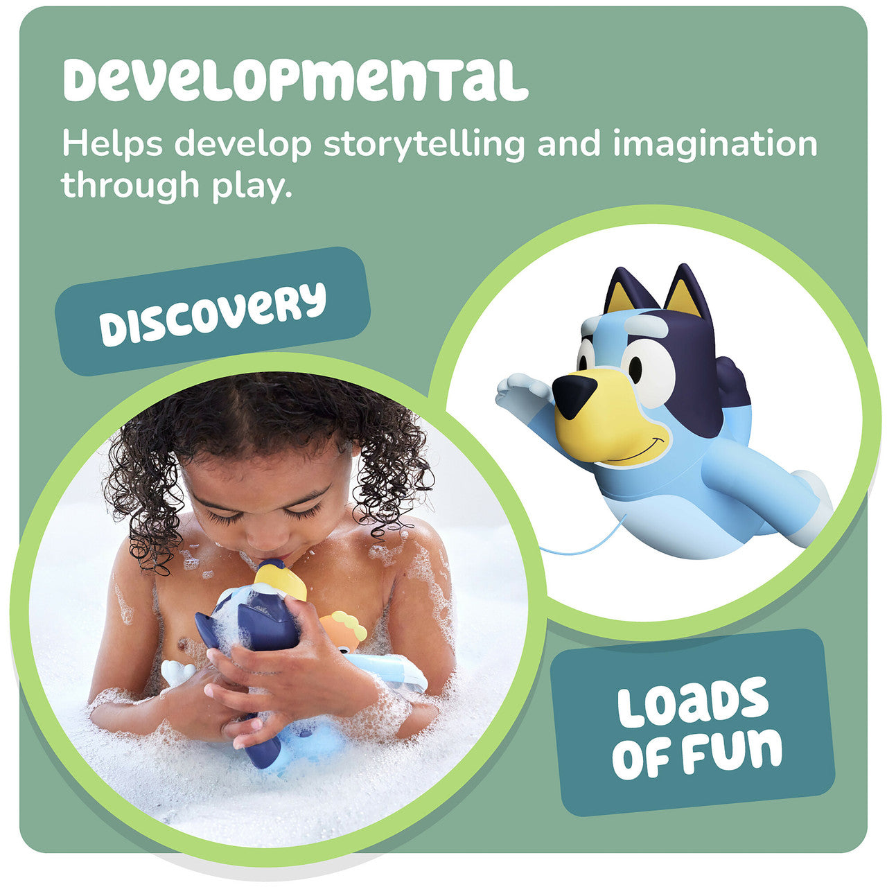 Swimming Bluey Bath Toy