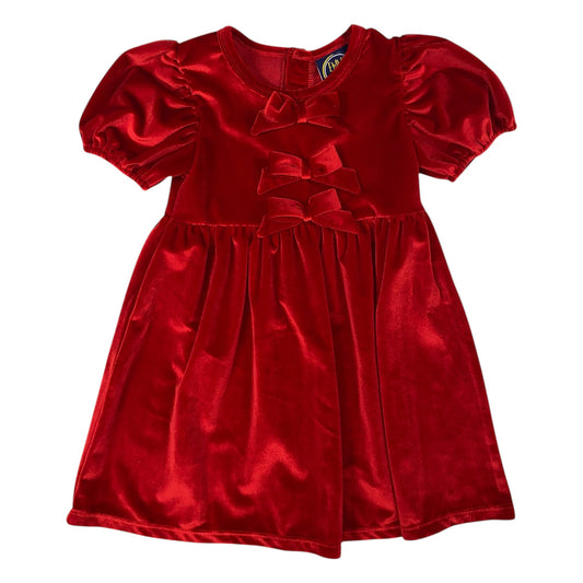 Chelsea Bow Dress - Red