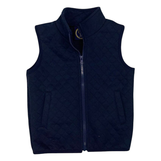 Navy Quilted Vest