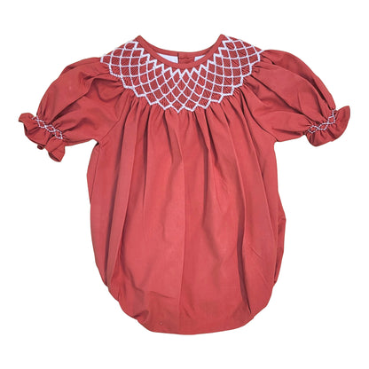 SS Catherine Pearl Smocked Bubble