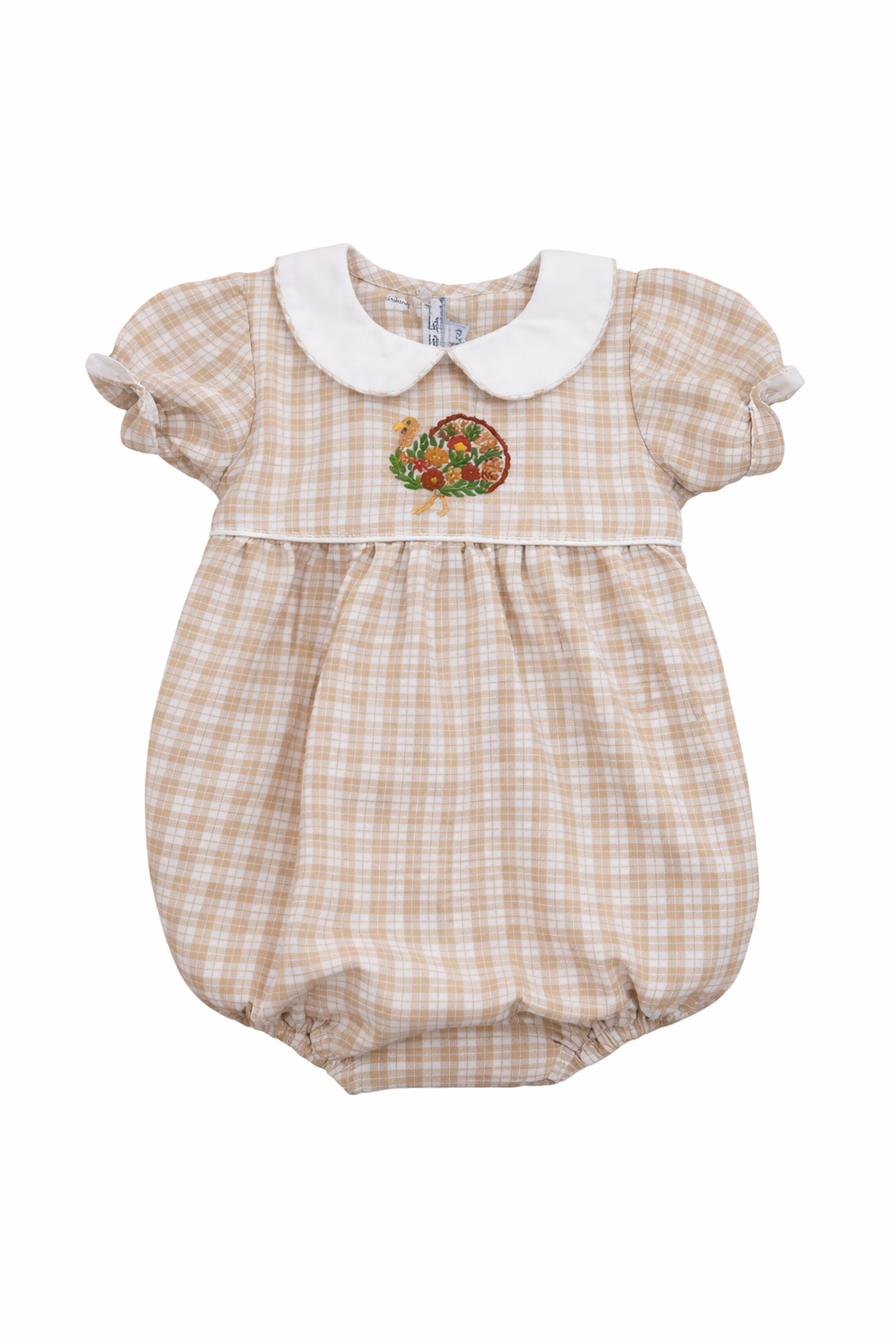 Turkey Emb Beige Pld Bubble-1476