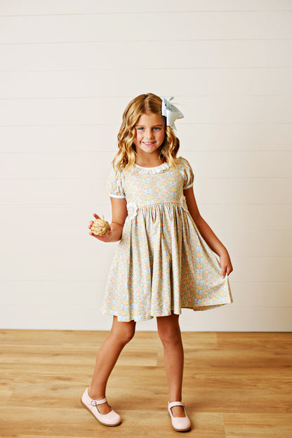 Gwen Pumpkin Tab Dress