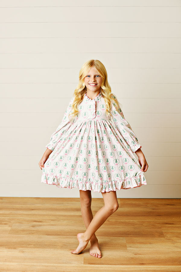 Christmas Tree Butterknit Dress