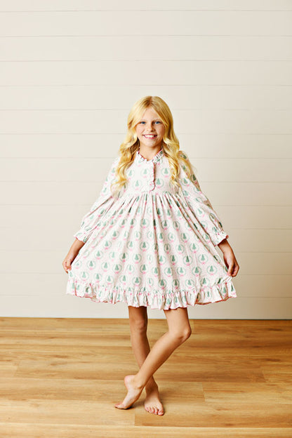 Christmas Tree Butterknit Dress