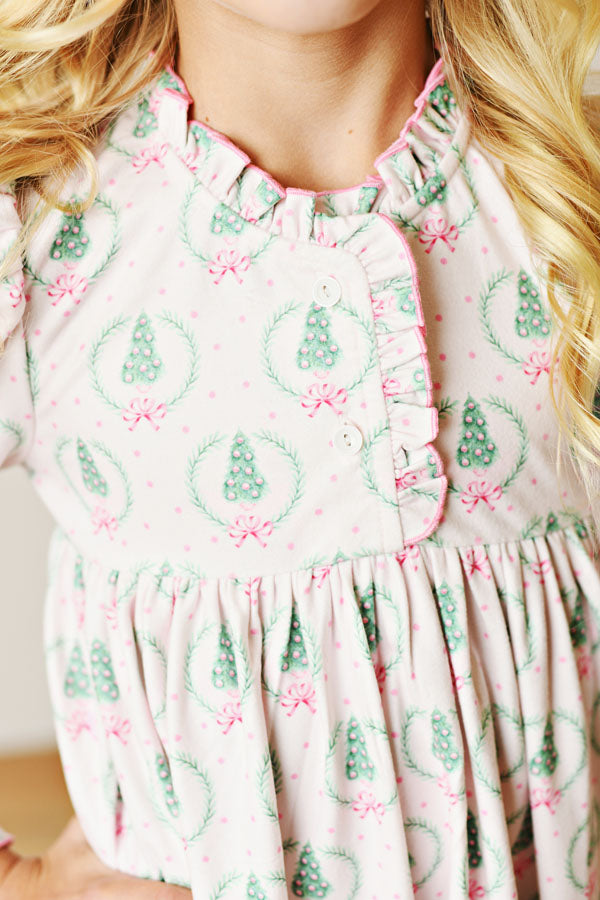Christmas Tree Butterknit Dress