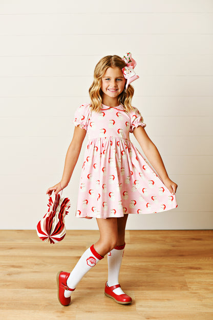 Pink Santa Proper Dress