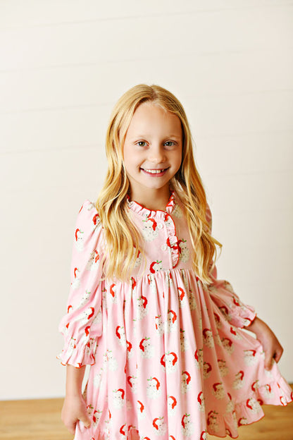 Pink Santa Butterknit Dress