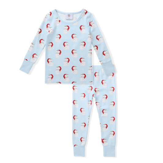 Blue Santa PJ Set