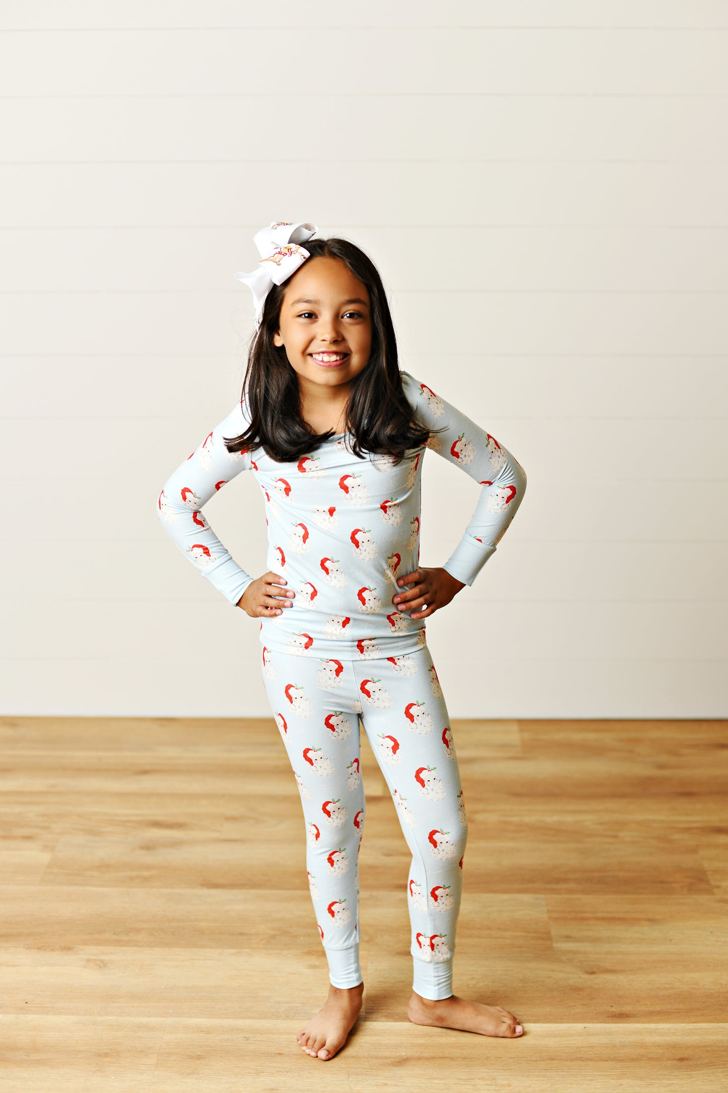 Blue Santa PJ Set