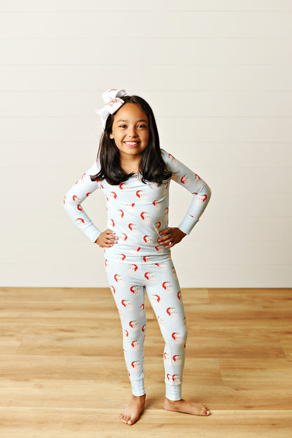 Blue Santa PJ Set