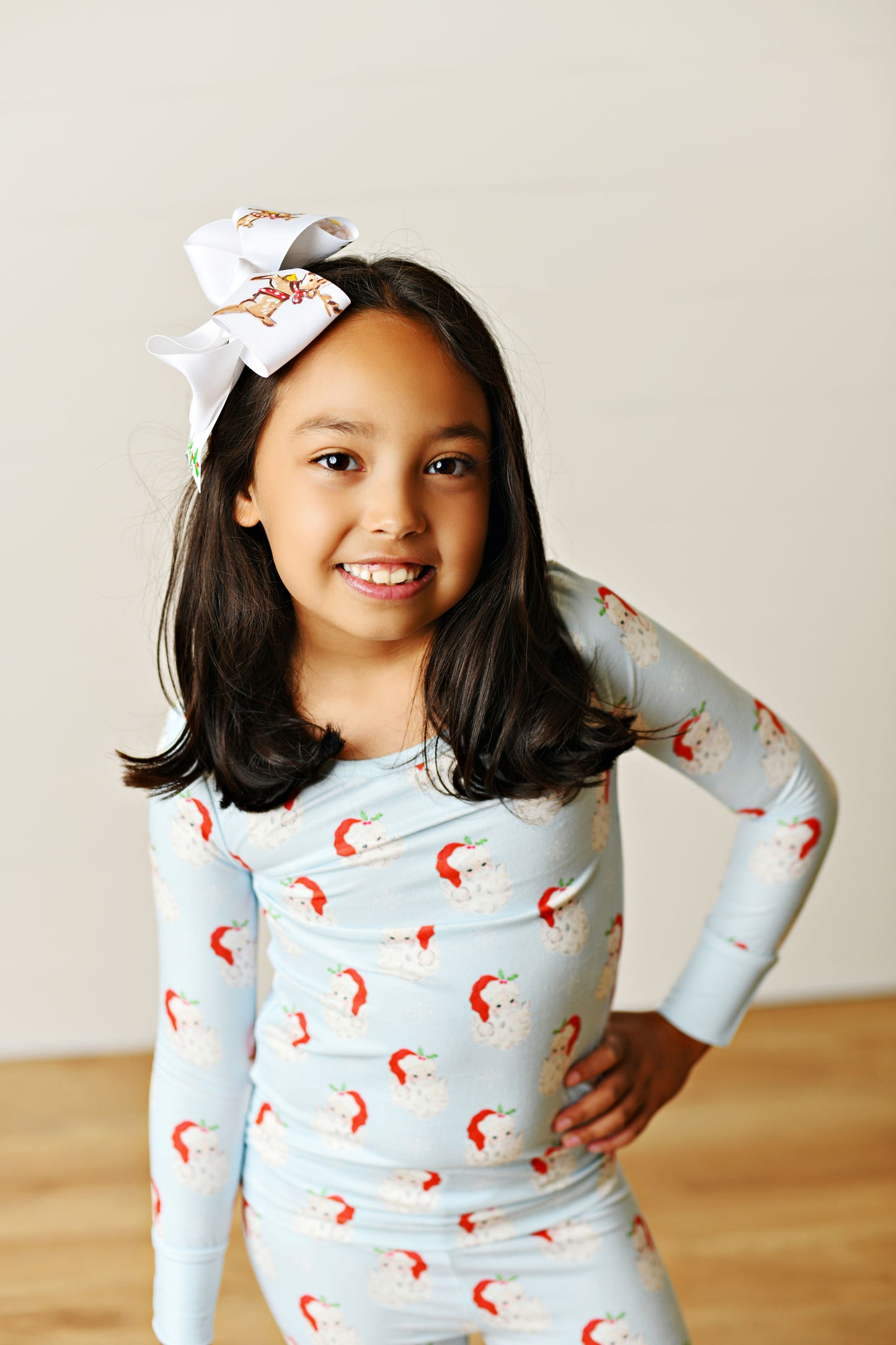 Blue Santa PJ Set