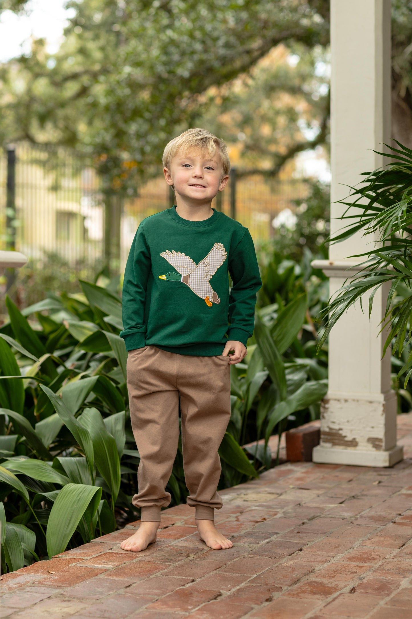 French Terry Pullover - Mallard