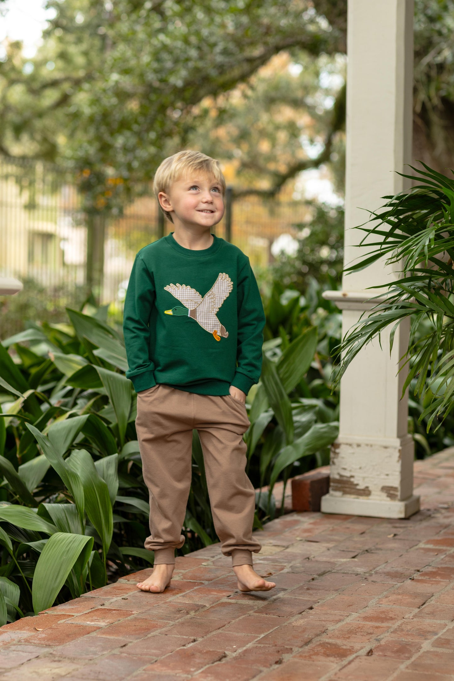 French Terry Pullover - Mallard