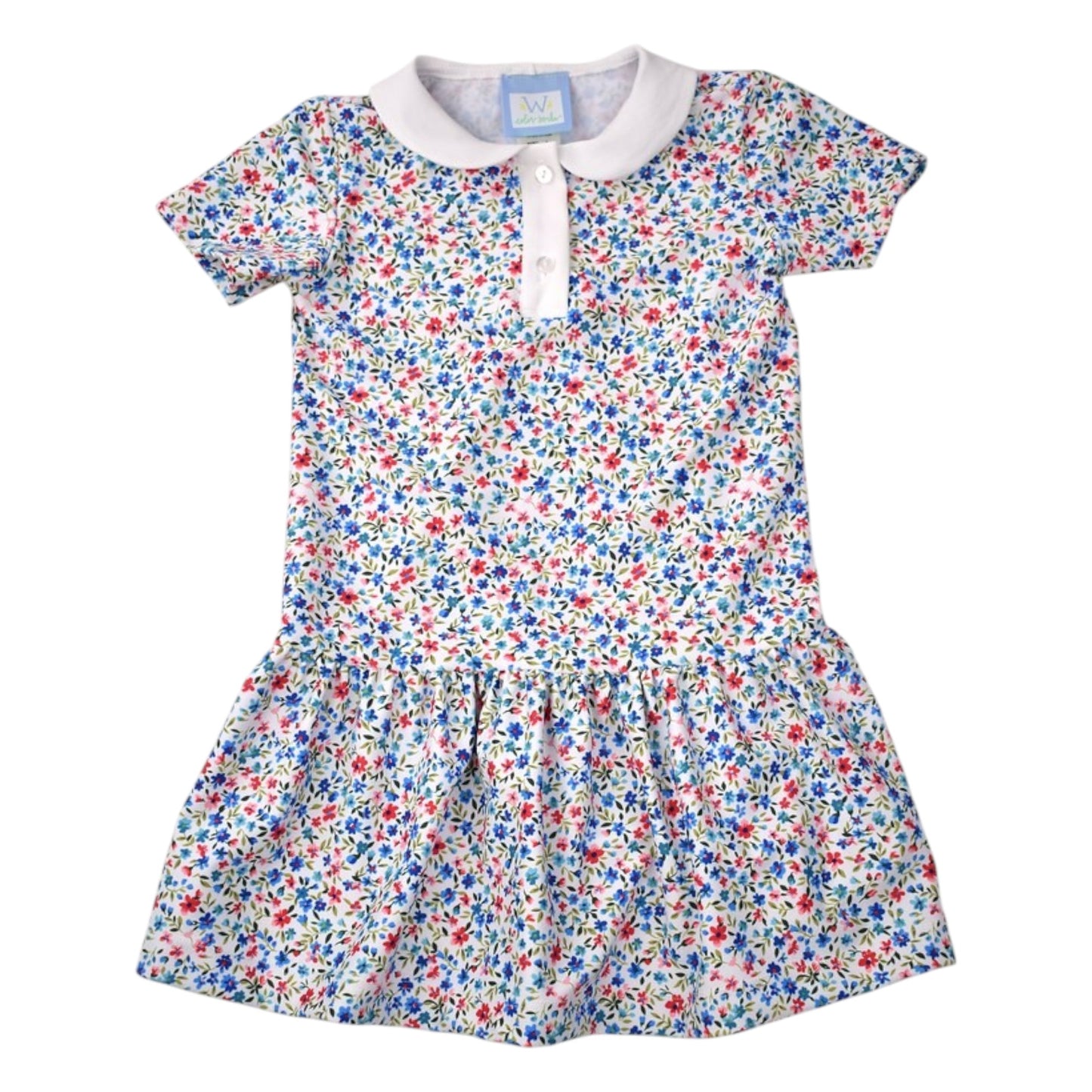 Blue Floral Dress